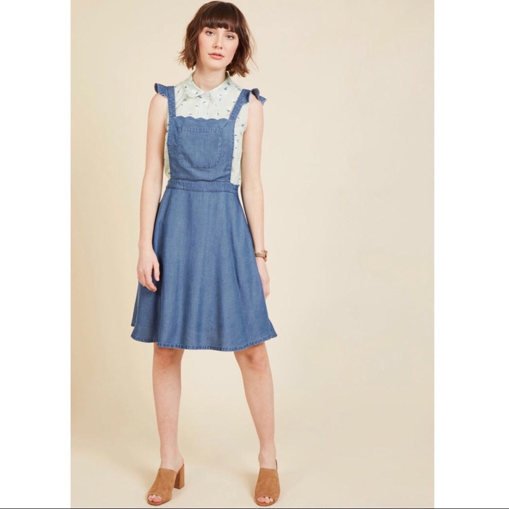 A Nudge of Nostalgia Denim Jumper